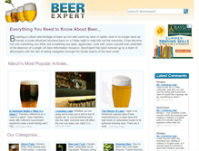 Tablet Screenshot of beerexpert.co.uk